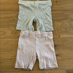 H&M Kids Shorts Set - Light Blue and Light Pink
